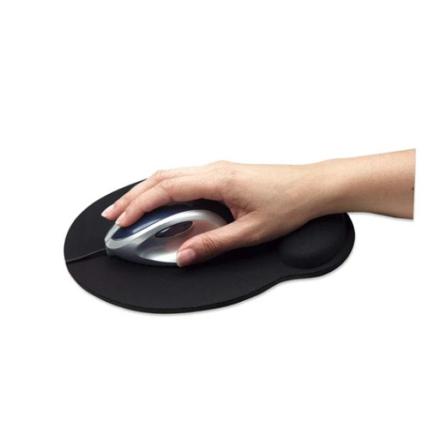 MANHATTAN Podloga za miša Wrist-Rest 434362, crna - 37942-1