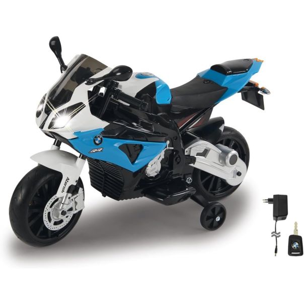 Deciji motor BMW 1000RR sa pomocnim tockovima LICENCIRAN MODEL PLAVI - 5
