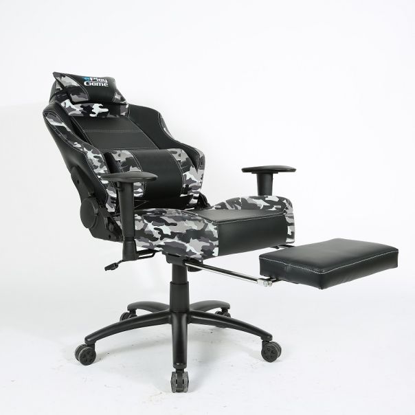 ePlayGame Gejmerska stolica HC-2685-4097CB, maskirno crna - HC-2685-4097CB
