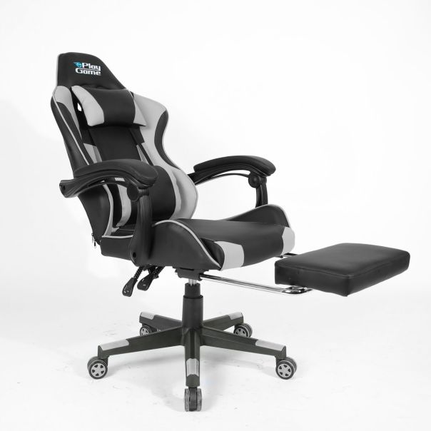ePlayGame Gejmerska stolica HC-4095GB,sivo-crna - HC-4064-4095GB