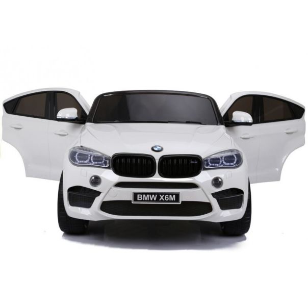 Dečiji auto na akumulator BMW X6M DVOSED BELI 120W - 12-1-1-2