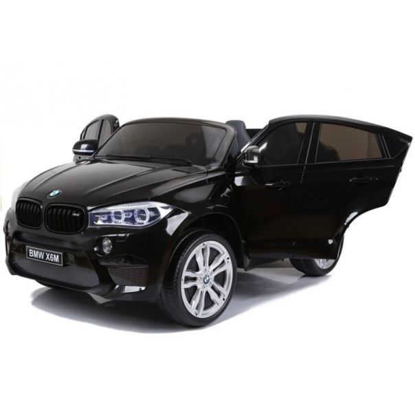 Deciji auto na akumulator  BMW X6M DOVOSED crni 120w motor - 11-1