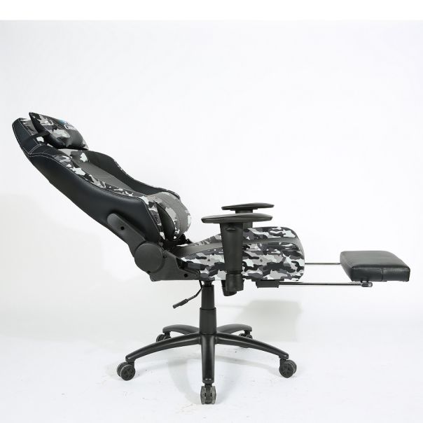 ePlayGame Gejmerska stolica HC-2685-4097CB, maskirno crna - HC-2685-4097CB