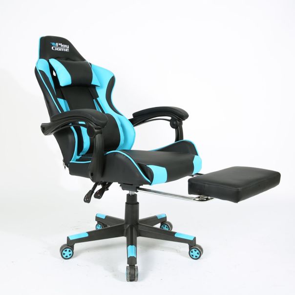 ePlayGame Gejmerska stolica HC-4095BB, plavo-crna - HC-4064-4095BB