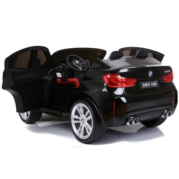 Deciji auto na akumulator  BMW X6M DOVOSED crni 120w motor - 11-1