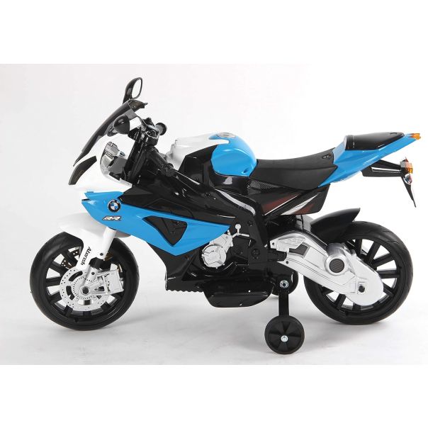 Deciji motor BMW 1000RR sa pomocnim tockovima LICENCIRAN MODEL PLAVI - 5