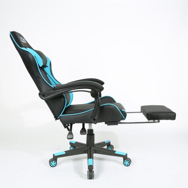 ePlayGame Gejmerska stolica HC-4095BB, plavo-crna - HC-4064-4095BB