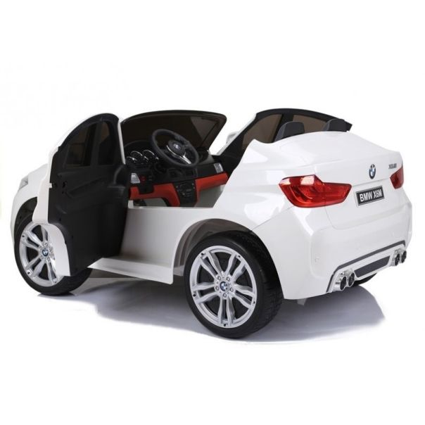 Dečiji auto na akumulator BMW X6M DVOSED BELI 120W - 12-1-1-2