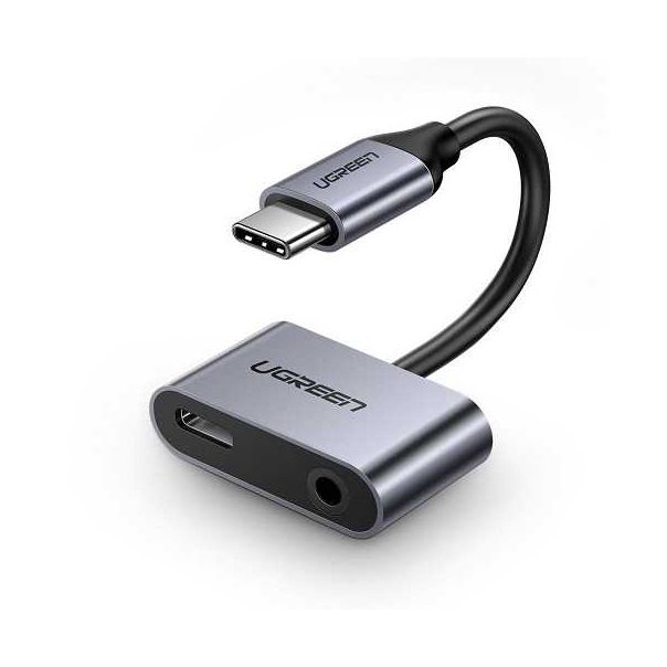 UGREEN Adapter Tip C M na 3.5mm audio+Tip C F CM193 - 50596