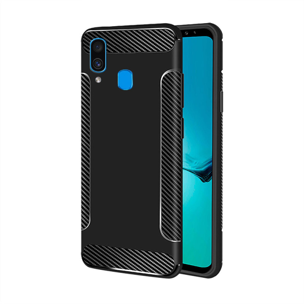 Maska za Samsung A20/ A205F/ A30/ A305F Slim Fit crna - 032886