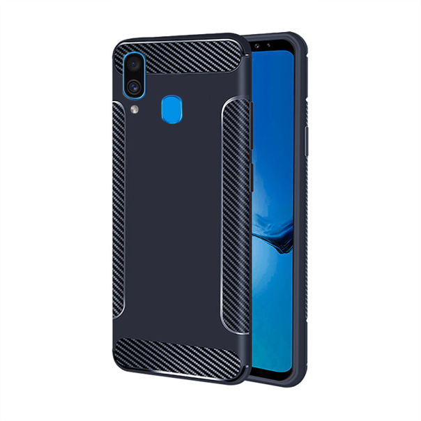 Maska za Samsung A20/ A205F/ A30/ A305F Slim Fit plava - 032887