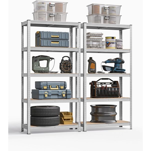 ePRO metalna montažna polica standard 180x90x35 SET 3 KOMADA, metal-drvo - EP3070908