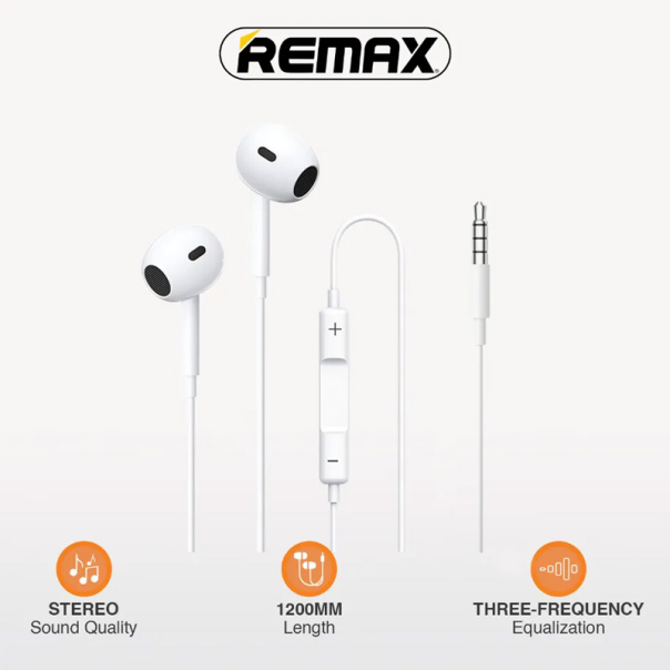 Slušalice 3,5mm Remax RM-570 bele - 615343