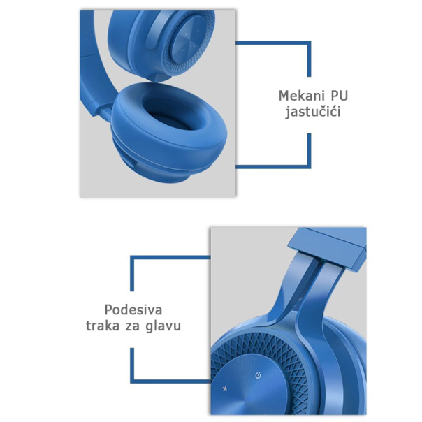 Bluetooth slušalice S6 pink. - 052976