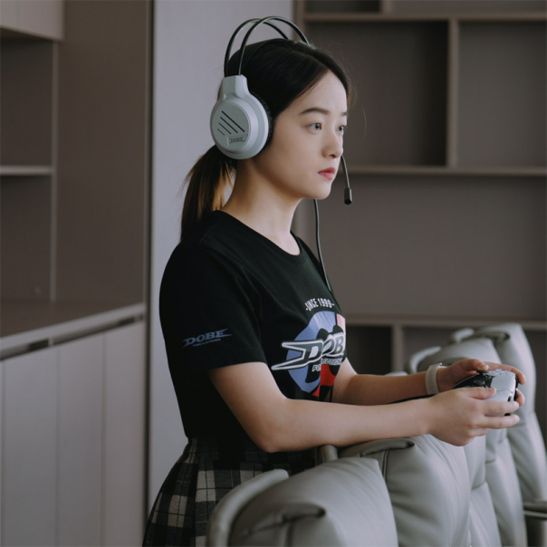 Slušalice Gaming DOBE TP5-3592 za PS5 i PS5 Slim bele - 612909