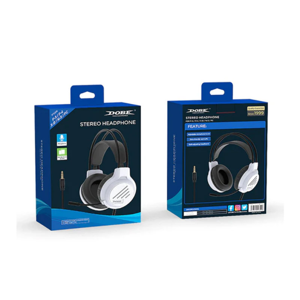 Slušalice Gaming DOBE TP5-3592 za PS5 i PS5 Slim bele - 612909