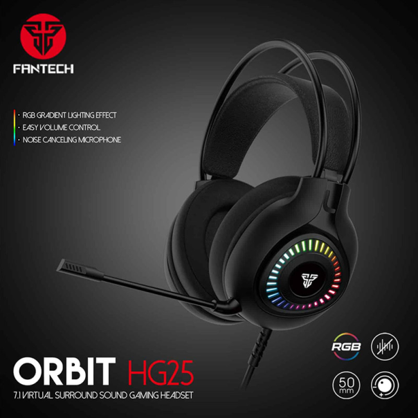 Slušalice Gaming Fantech HG25 Orbit crne - G205201