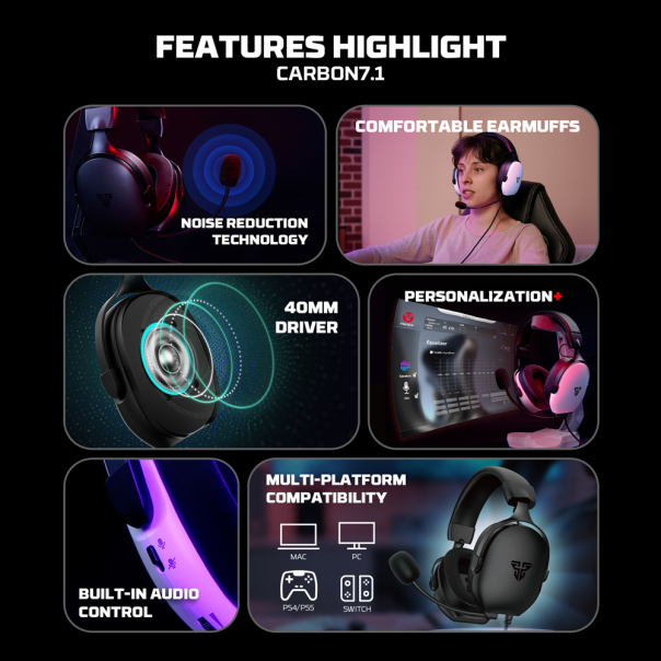 Slušalice Gaming Fantech HG30 Carbon 7.1 Space Edition - 221879