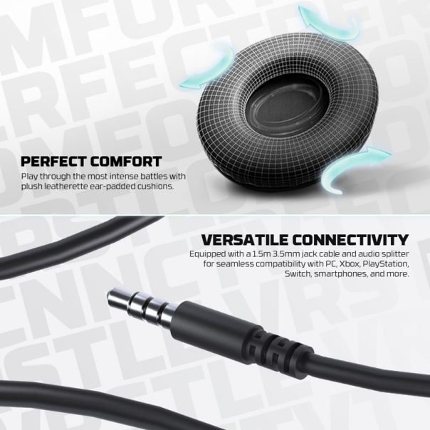 Slušalice Gaming Fantech HQ56 Tone II crne - G222344