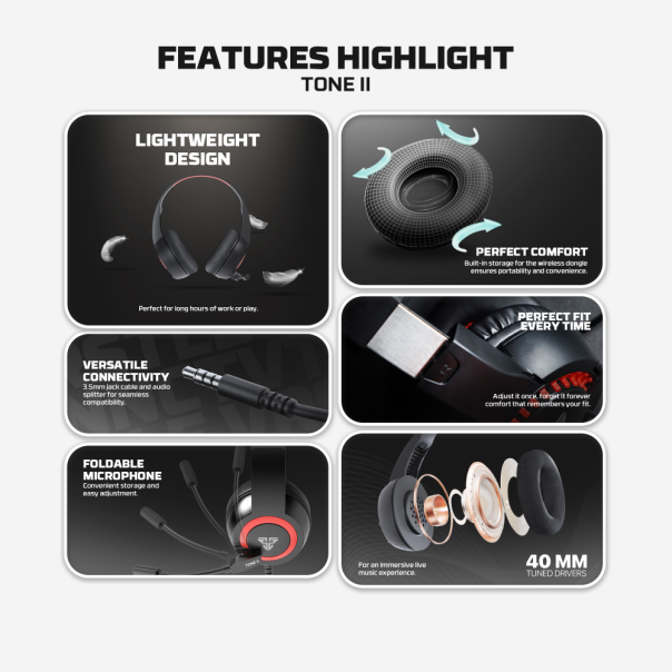 Slušalice Gaming Fantech HQ56 Tone II crne - 222344