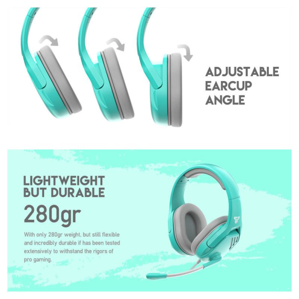 Slušalice Gaming Fantech MH86 Valor Mint - G99928