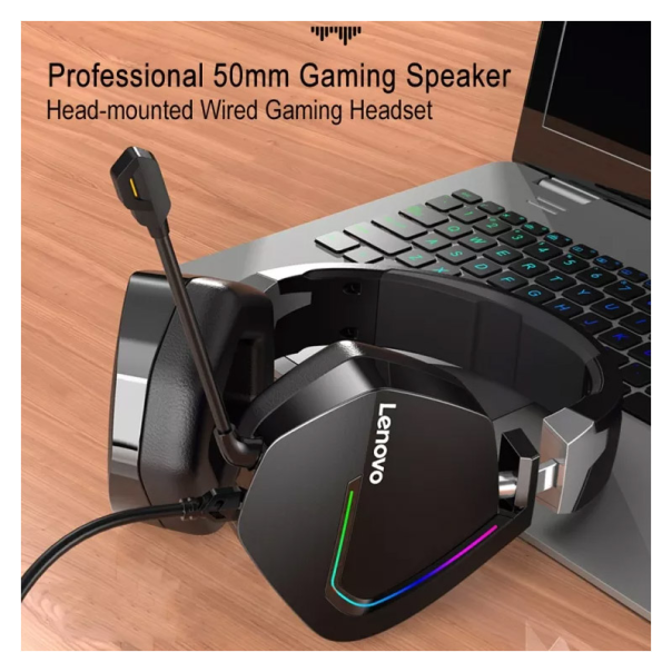 Slušalice Gaming Lenovo H402 7.1 USB crne - 055234