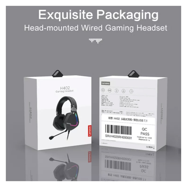 Slušalice Gaming Lenovo H402 7.1 USB crne - 055234