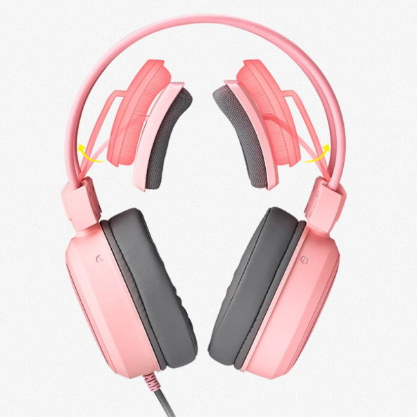 Slusalice Gaming Rapoo VH610 7.1 USB pink - 86859