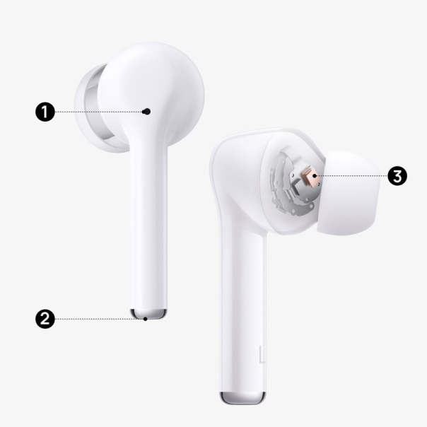 Slušalice Huawei bezicne bluetooth freebuds 3i 55033023 bele - MI20151