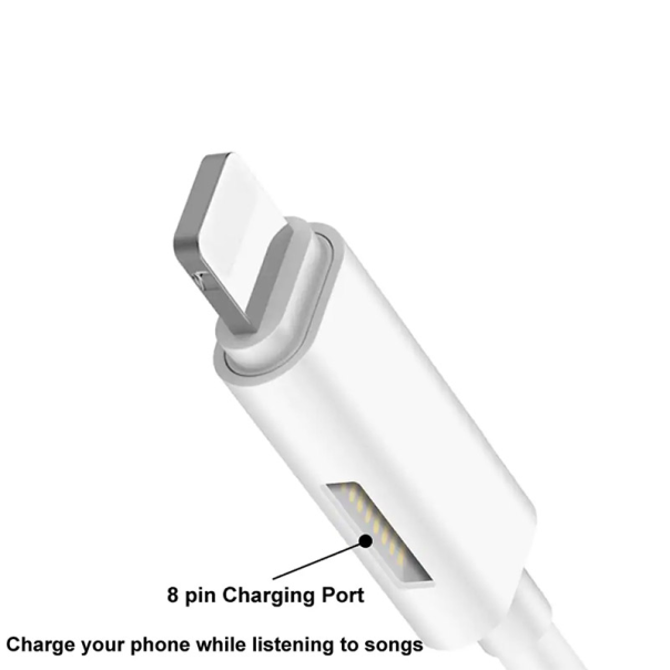 Slušalice za iPhone Lightning BT sa prikljuckom za punjenje - 037925
