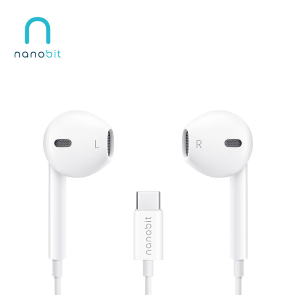 Slušalice NanoBeats NB302 Type-C bele - 616304