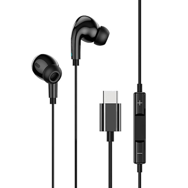 Slusalice Pluginn HFC-03 Type C crne - 220028