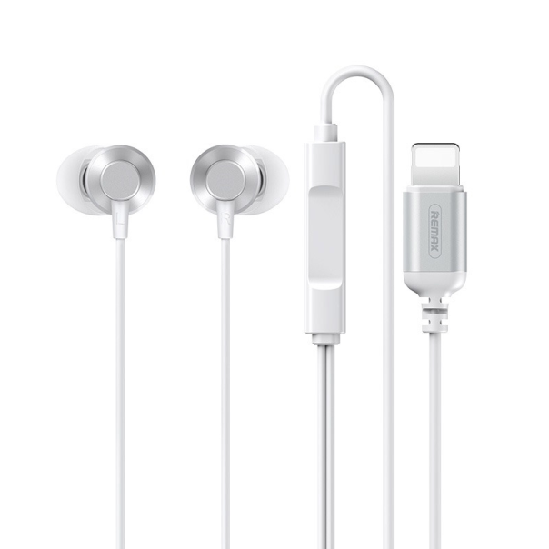 Slušalice za iPhone Lightning Remax RM-512i srebrne - 600488