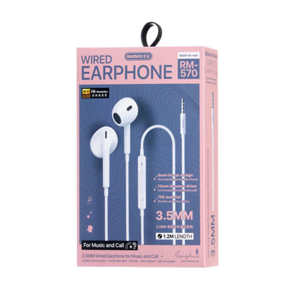 Slusalice REMAX RM-570 bele - 215575