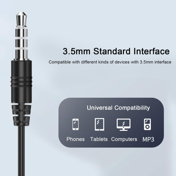 Slušalice REMAX Wired RW-105 3.5 mm bele - 202843