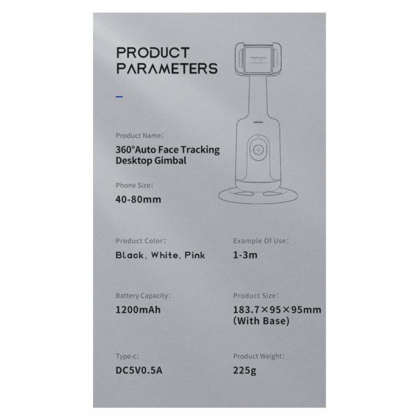 Smart selfie drzac za telefon P01 roze - 209717