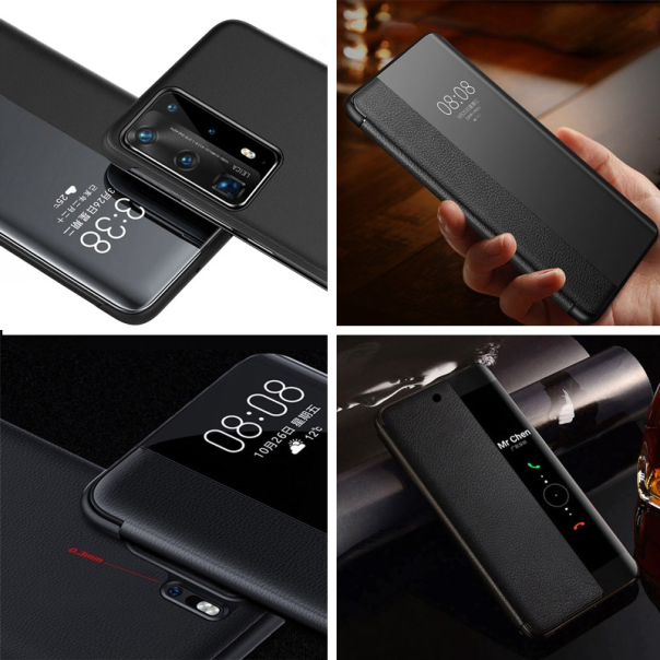 Maska za Samsung S10 Lite/ G770/ A91/ A915F na preklop Smart view cover crna - 041938-1-1