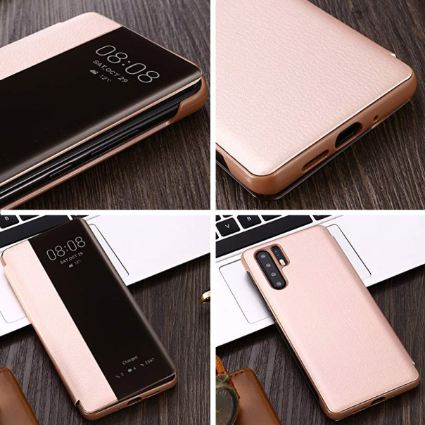 Maska za Samsung S10e/ G970 na preklop Smart view cover zlatna - 036708