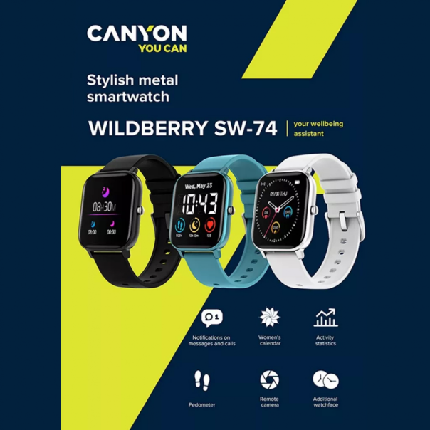 Smart watch CANYON Wildberry SW-74, 1.3