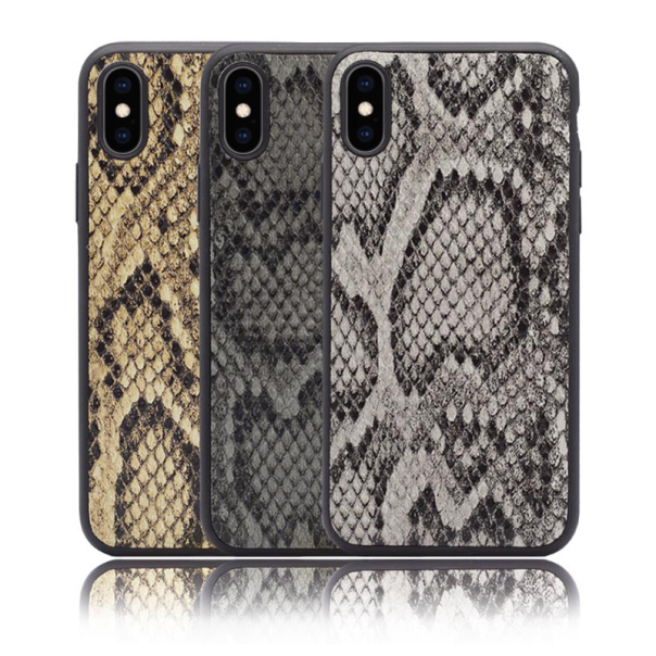 Maska za Samsung A80/ A805F Snake leather crna - 036447