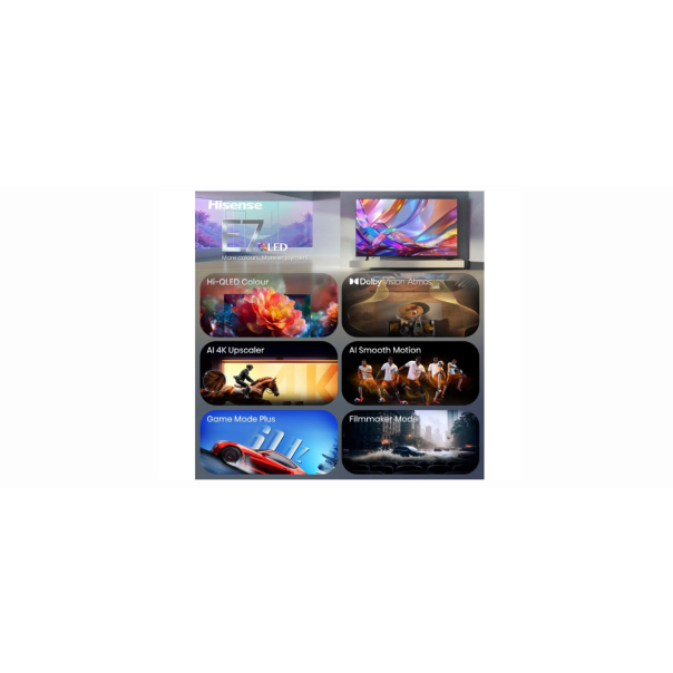 HISENSE Televizor  55E7S Hi-QLED ,4K UHD ,Smart TV - EP3085646