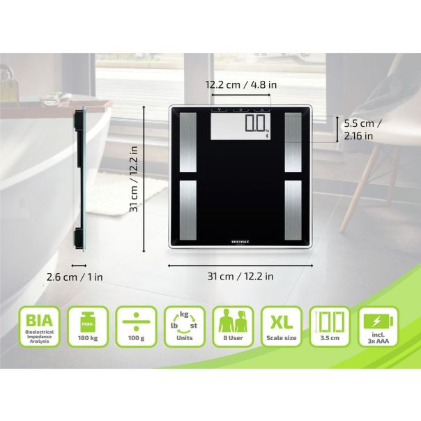 SOEHNLE Telesna vaga SHAPE SENSE CONNECT 50 - SO 63879