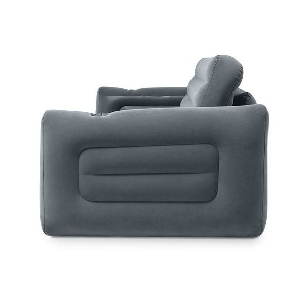 INTEX Sofa na naduvavanje 2u1, siva - 75176