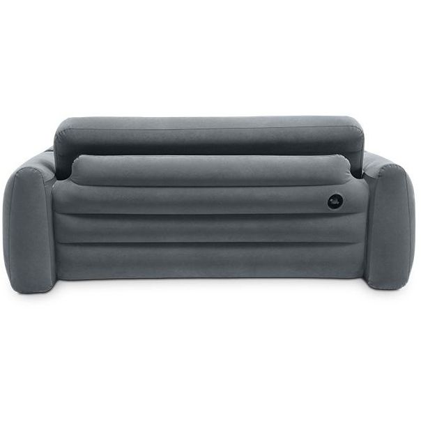 INTEX Sofa na naduvavanje 2u1, siva - 75176