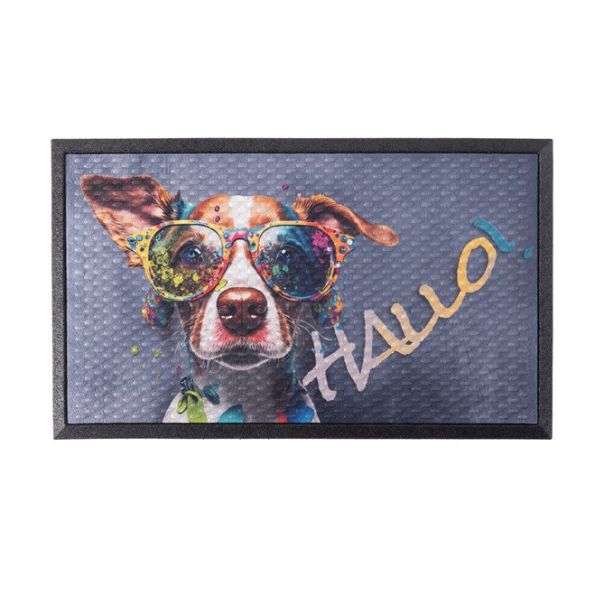 MULTY HOME Otirač gumeni  45x75 Hipster dog - EU5000685