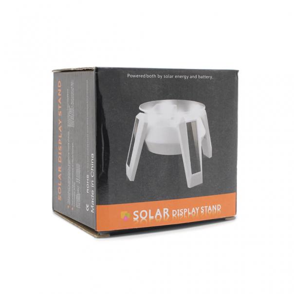Solarni rotirajuci stalak beli - 64462