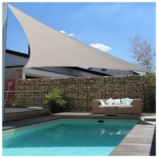 MODERNHOME Solarno trouglasto jedro za hlad 4x4x4m, siva - 19191G GRAY