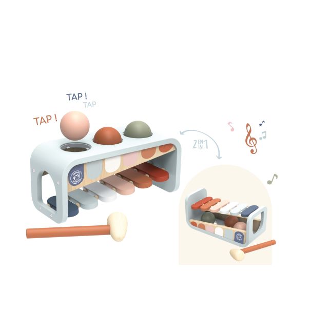SPEEDY MONKEY- 2u1 Ksilofon I cekic - SP1010