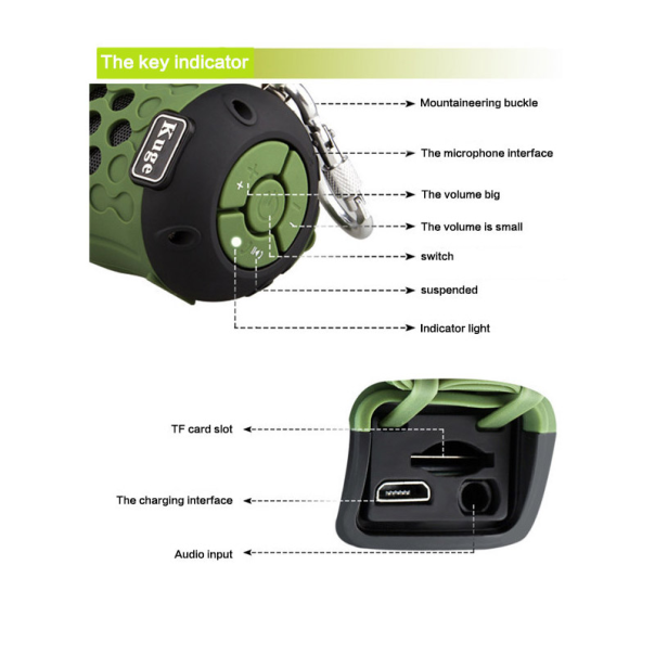 Bluetooth zvučnik vodootporni BTSG0/ 01 crni - 044676