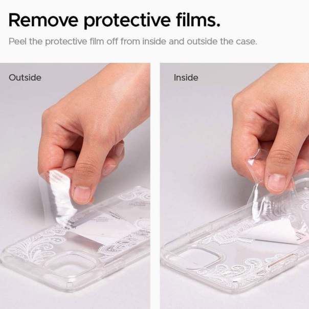 Maska za iPhone 11 Pro bela Spigen Ciel - 077CS27265